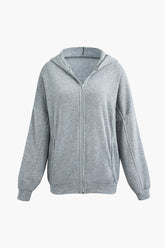 Ensemble sweat à capuche zippé et pantalon de survêtement à cordon de serrage